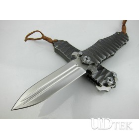 Pure Hand Made Version Carbon Alloy Folding Knife Survival Knife UDTEK01232